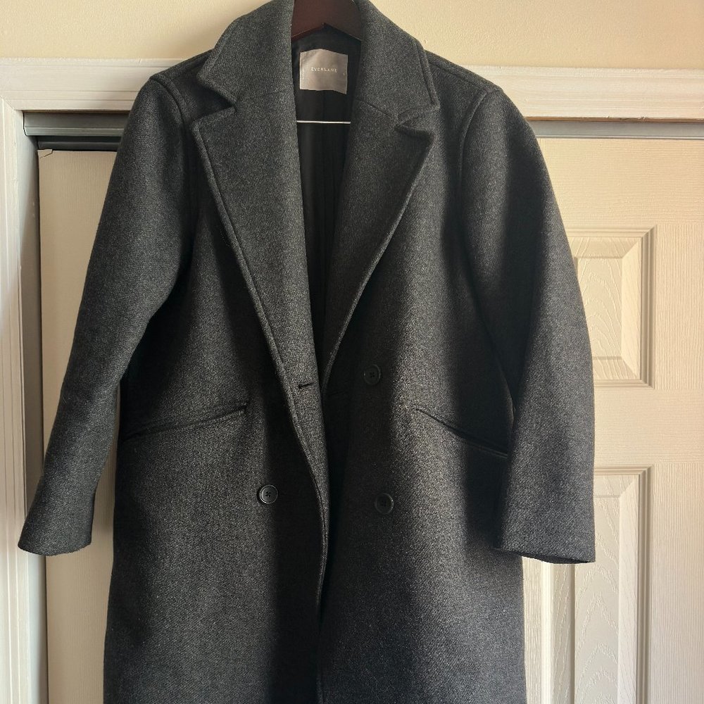 Everlane Grey Peacoat